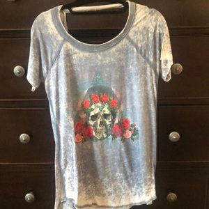 Denim Blue Distressed Chaser Tee